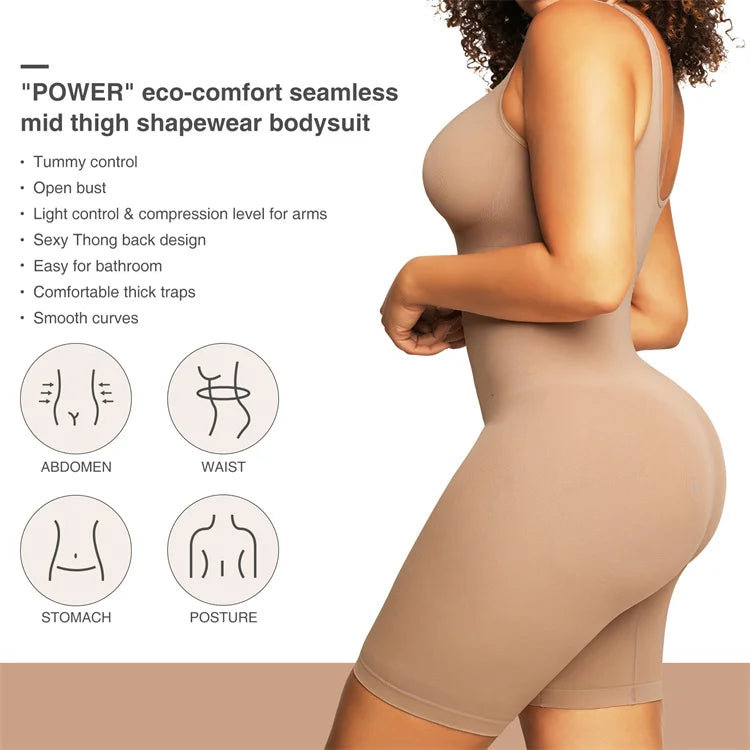 Seamless Full Body Shaper Tummy Control Butt Lifter